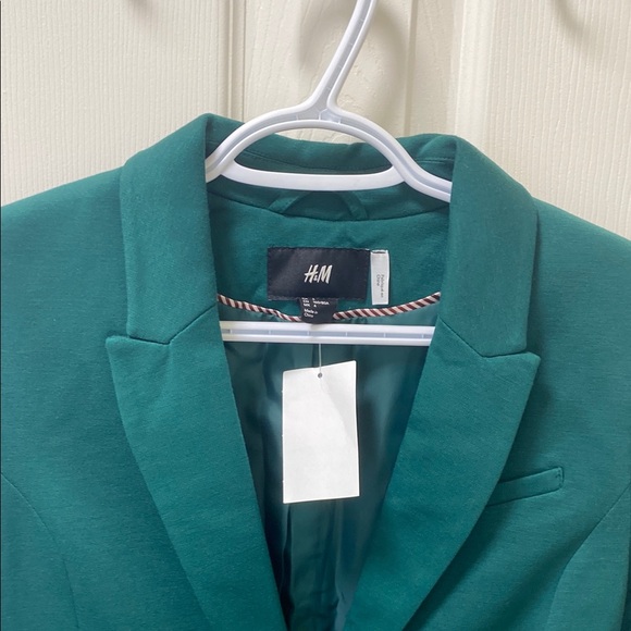 NWT H&M Green Women's Blazer - Picture 2 of 4